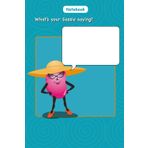 What’s Your Sassie Saying?: Write your own title, personalize your 6X9 inch lined, 120 pgs., fun, sassy jelly bean lady, gift idea for women and girls, notebook.