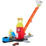 Wheels City Oyuncak Araba ve Pist Seti, Süper Itfaiye Istasyonu Oyun Seti ve 1:64 Ölçekli Itfai