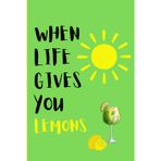 When life gives you lemons: Track your struggle and celebrate your solutions, motivational journal