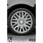 Whigor Alfa Romeo 155 13 Inç Jant Kapağı (4 Adet) Gri G110
