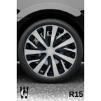 Whigor Alfa Romeo 156 15 Inç Jant Kapağı (4 Adet) Siyah Gri C111