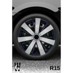Whigor Alfa Romeo 159 15 Inç Jant Kapağı (4 Adet) Siyah Gri C109