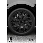 Whigor Alfa Romeo 159 16 Inç Jant Kapağı (4 Adet) Siyah S116