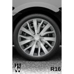 Whigor Alfa Romeo Giulia 16 Inç Jant Kapağı (4 Adet) Gri G116