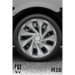 Whigor Alfa Romeo Gtv 16 Inç Jant Kapağı (4 Adet) Gri G122