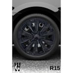 Whigor Alfa Romeo Junior Ibrida 15 Inç Jant Kapağı (4 Adet) Siyah S109