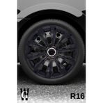 Whigor Alfa Romeo Mito 16 Inç Jant Kapağı (4 Adet) Siyah S119