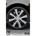 Whigor Alfa Romeo Tonale 15 Inç Jant Kapağı (4 Adet) Siyah Gri C101