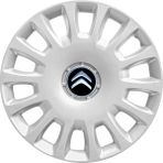Whigor Citroen Ami 14 İnç Jant Kapağı Amblemli Gri 4'lü Set