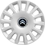 Whigor Citroen Saxo 14 İnç Jant Kapağı Amblemli Gri 4'lü Set