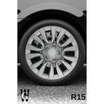 Whigor Daewoo Damas 15 Inç Jant Kapağı (4 Adet) Gri G107