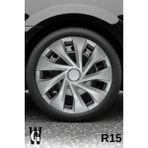 Whigor Fiat Punto 15 Inç Jant Kapağı (4 Adet) Gri G121