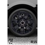 Whigor Ford Fiesta 15 Inç Jant Kapağı (4 Adet) Siyah S113