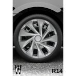 Whigor Opel Movano 14 Inç Jant Kapağı (4 Adet) Gri G120