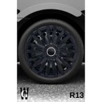 Whigor Peugeot 301 13 Inç Jant Kapağı (4 Adet) Siyah S110