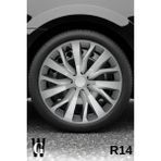 Whigor Volkswagen Crafter 14 Inç Jant Kapağı (4 Adet) Gri G114
