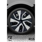 Whigor Volkswagen Crafter 15 Inç Jant Kapağı (4 Adet) Siyah Gri C113