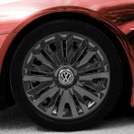 Whigor Volkswagen Polo 13 Inç Jant Kapağı Amblemli Piano Black 4 Adet 1 Takım 207