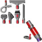 Whimsy1 Dyson V15 V11 V10 V7 V8 Absolute Animal Motorhead Elektrikli Süpürge Için Ev Temizlik Seti ve Yumuşak Kıllı Toz Fırçası (Yurt Dışından) - Yedek Parça