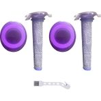 Whimsy1 Dyson V8 Absolute Stick/v8 Animal Kablosuz Elektrikli Süpürge Için 5 Adet Filtre Yedek Parçaları Ön Filtre Arka Filtre (Yurt Dışından)