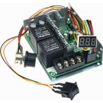 Whimwliesy Pwm Dc Motor Hız Kontrol Cihazı Dijital Ekran 0-100% Ayarlanabilir Sürücü Modülü Girişi Max 60A (Yurt Dışından)