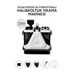 Whirtz Sıcak/soğuk Fonksiyonlu Halı Yıkama Makinesi Beyaz beyaz