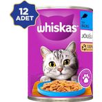 Whiskas 12x400 gr Ton Balıklı Yetişkin Kedi Konserve Yaş Maması