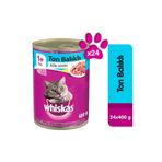 Whiskas 24x400 gr Ton Balıklı Yetişkin Kedi Konserve Yaş Maması