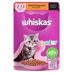 Whiskas 28x85 gr Pouch Sos İçinde Kümes Hayvanlı Yavru Kedi Konservesi
