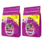Whiskas 2x300 gr Tavuklu Yavru Kuru Kedi Maması