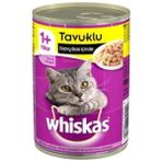 Whiskas 400 gr Sos İçinde Tavuklu Yetişkin Kedi Konservesi
