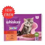 Whiskas 4x85 gr Junior Yavru Klasik Öğünler Sığırlı Tavuklu Kedi Maması