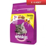 Whiskas 6x300 GR Kuru Tavuklu Sebzeli Kedi Maması
