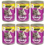 Whiskas 6x400 gr Tavuklu Konserve Kedi Maması