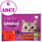 Whiskas 85 gr Pouch Sos İçinde Sığır Etli ve Tavuklu Yetiskin Kedi Konservesi