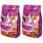 Whiskas Biftekli ve Havuçlu Yetişkin Kedi Maması 1,4 Kg (2 paketi)
