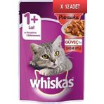 Whiskas Güveç Sığır Etli 12x85 gr Kedi Konserve Pouch