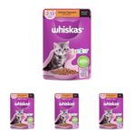 Whiskas Kümes Hayvanlı Yavru Kedi Yaş Mama 85 G Tekli Paket (4 paketi)