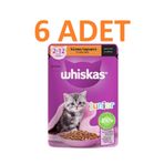 Whiskas Kümes Hayvanlı Yavru Yaş 6x85 gr Kedi Mama