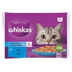 Whiskas Pouch 4'lü Paket 85 gr Balık Çeşitleri Kedi Maması