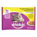 Whiskas Pouch Multipack Kümes Hayvanlı 4x100 gr Yaş Kedi Maması