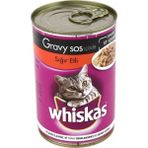 Whiskas Sığır Etli Kedi Konservesi 400 gr Ekonomik Mama Segmenti 12 Adet Lezzetli Tat