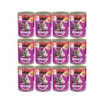 Whiskas Sığır Etli Konserve Yetişkin 12 x 400 gr Kedi Yaş Maması