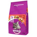 Whiskas Sığır Etli Tahıllı 1.4 kg Yetişkin Kuru Kedi Maması