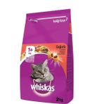Whiskas Sığır Etli ve Havuçlu Kedi Maması Açık 2 kg - 1