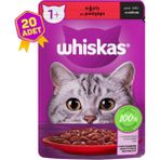 Whiskas Sığırlı Pouch 20x85 gr Yaş Kedi Maması