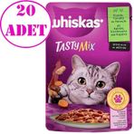 Whiskas Tasty Mix Kuzulu Havuçlu 20x85 gr Kedi Maması
