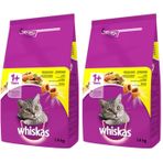 Whiskas Tavuklu ve Sebzeli Yetişkin Kuru Kedi Maması 1,4 Kg (2 paketi)