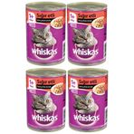 Whiskas Taze Sığır Etli 4x400 gr Konserve Kedi Maması