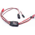 Whisper Xeric 30A 4.8-8.4V Mini Fırçalı Elektrikli Hız Kontrol Cihazı Esc Motor Hız Kontrol Cihazı 130/180/260/280/380 Fırça Motoru (Yurt Dışından)